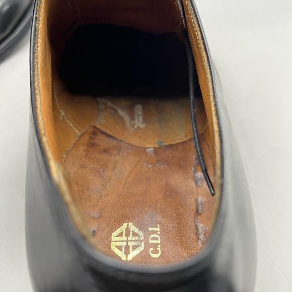 Alden CDI Blucher Split Toe Oxford Men Size 12 E/EEE Black Leather Dress Shoes main image 2